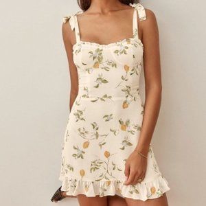 Reformation Christine Dress in Citron